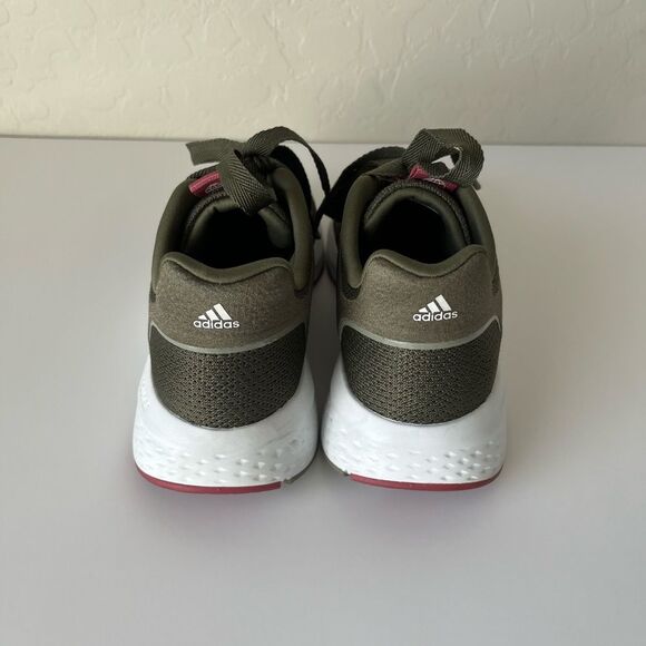 Adidas Edge Lux 5 Lace Up Athletic Running Shoes Green Size Women’s 6 - Picture 5 of 8